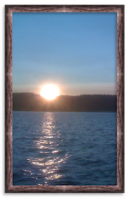 Lake Coeur d'Alene at Sunset